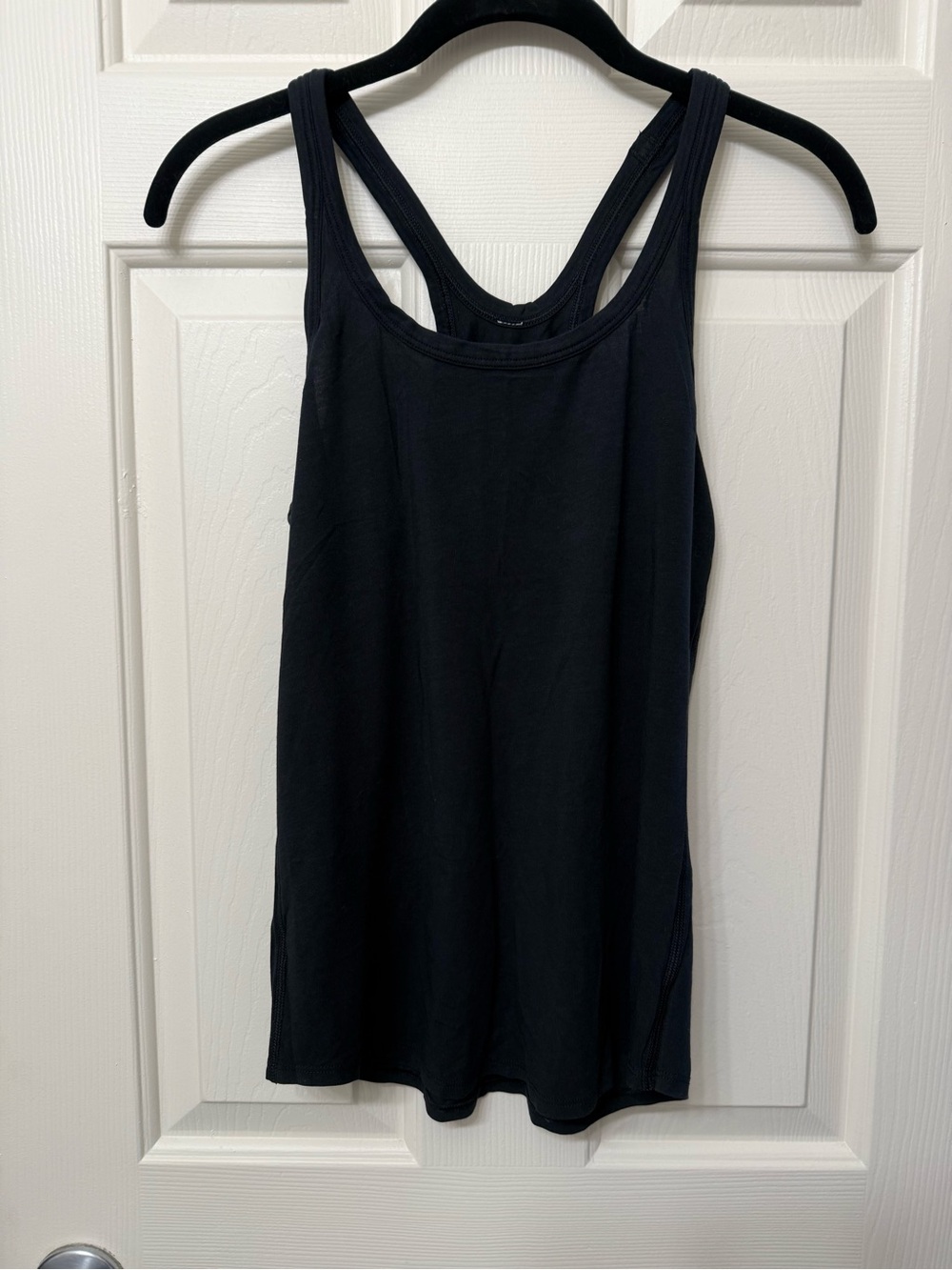 Lululemon Black Racerback Tank Top - Versatile Women's Layering Top- thin cotton